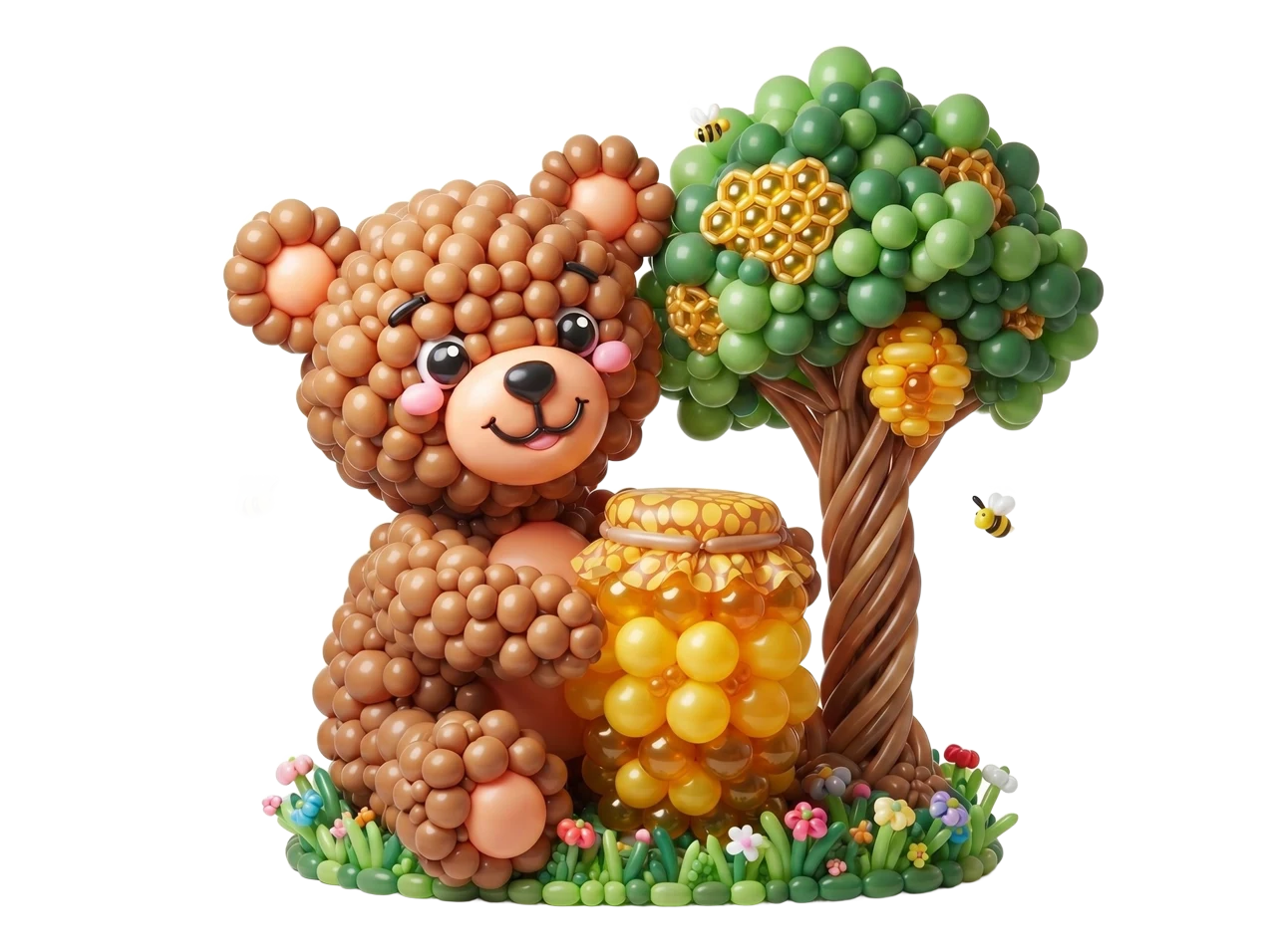 Мишка из шаров — Тольятти